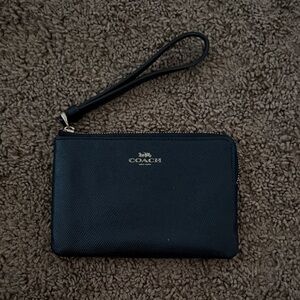 Coach Midnight Black Wristlet